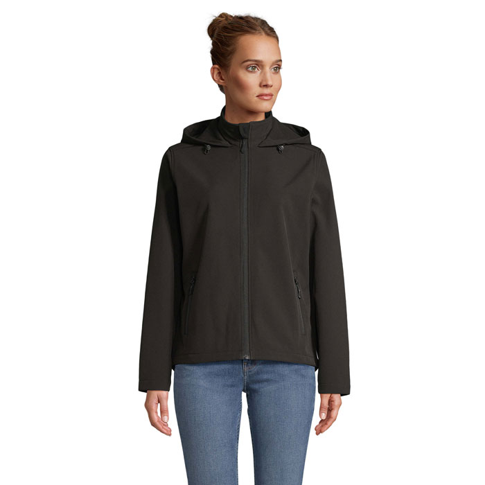 s04448-bk.jpg RACE HOODED WOMEN - Image 1